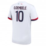 Günstige Fußballtrikots Paris Saint-Germain Dembele 10 Auswärtstrikot 2024-25 Kurzarm
